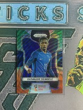 Panini Prizm Fifa World Cup 2018 Ousmane Dembele France Green/Orange Wave SP