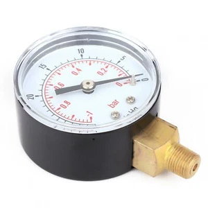 Oil Vacuum Gauge Vacuum Gauge Vacuum Gauge 1/8 BSPT Vacuum Gauge Water Vacuum - Picture 1 of 6