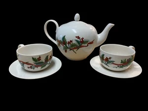 Martha Stewart Holiday Collection 5 Piece Christmas Tea Set - Picture 1 of 10