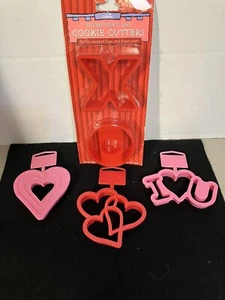 Menge 5 Valentine Ausstechformen Wilton & Gibson - NEU mit Etikett - Bild 1 von 10