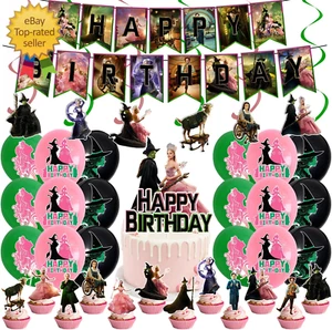 Birthday Party Decorations 38Pcs Musical Theatre Theme Include 1Pc Banner, 6Pcs - Picture 1 of 12