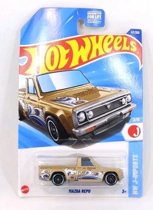 Camioneta pickup Hot Wheels Mazda REPU marrón HW J-Imports 1:64 Die-Cast 2025 - Imagen 1 de 8