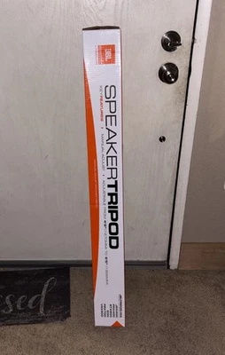 Soporte de altavoz trípode de aluminio JBL JBLTRIPOD-MA con pasador de bloqueo seguro Foto 1 de 3