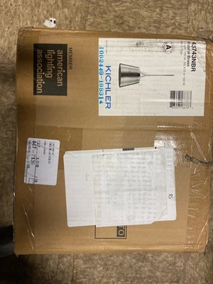 Colgante Kichler 43743NBR Maclain 1 luz - latón natural Foto 1 de 3