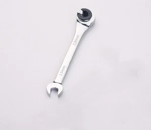 13mm Metric Fix Tubing Wrench,Fixed Head Tubing Ratchet Open End Wrench Ratch... - Picture 1 of 2