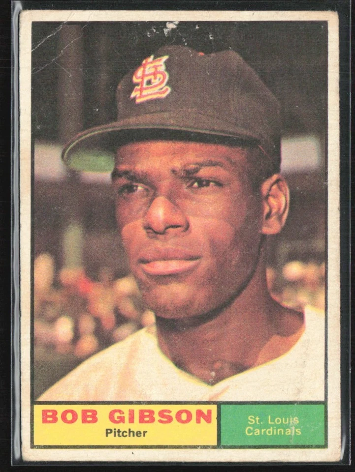 Bob Gibson 1961 Topps #211 Cardenales de San Luis Foto 1 de 3