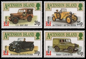 Ascension 1996 - Mi-Nr. 687-690 ** - MNH - Auto / Cars - Picture 1 of 1