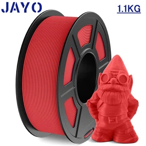 Filamento de impresora 3D PETG mate JAYO 600 mm/s 1,75 mm 1,1 kg rojo dureza mejorada - Imagen 1 de 8