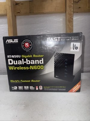 ASUS RT-N56U Dual-band Wireless N600 Gigabit Router Wi-Fi 802.11n - Image 1 of 4