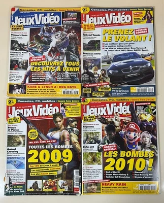 Lot 4 Magazines Jeux Vidéo n°9 H, n°98, n°103 et n°110 - Immagine 1 di 4