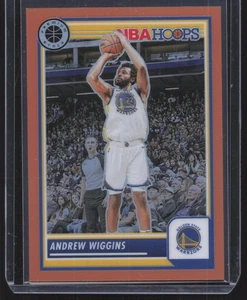 2024 Panini NBA Hoops Premium Stock Andrew Wiggins #140 arancione /299 guerrieri - Foto 1 di 2