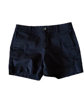 Ann Taylor Factory Shorts Women's Sz 2 Black Chinos 15.50 Waist x 5.50”inseam - Picture 1 of 5