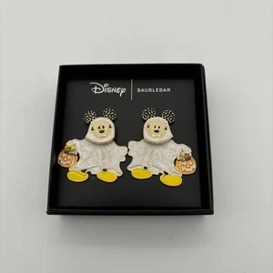 Disney Baublebar TOPOLINO costume fantasma dolcetto o scherzetto orecchini Halloween - Foto 1 di 3