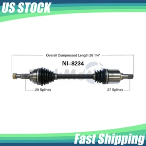 For 2007-2010 2011 2012 Nissan Altima Sentra 2.5L w/CVT Front Left CV Axle Shaft - Picture 1 of 6