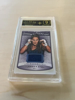 2019 Upper Deck Jessica Eye /Goodwin Champions Patch Card Mint 9 - Image 1 of 2