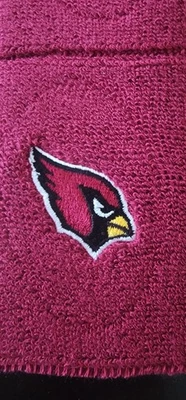 Muñequeras AZ Cardinals NFL para ropa de equipo de pies desnudos nuevas en paquete Foto 1 de 4