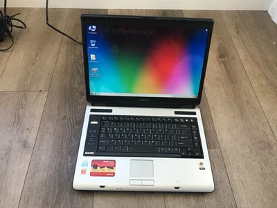 Toshiba Satellite A105-S2051 15.4" Intel Celeron M 1.70GHz 512MB RAM 80GB Win 7 - Image 1 of 4