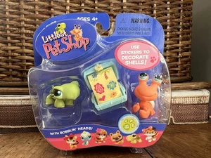 Littlest Pet Shop Acquario Amici 187 188 Granchio Tartaruga - Foto 1 di 3