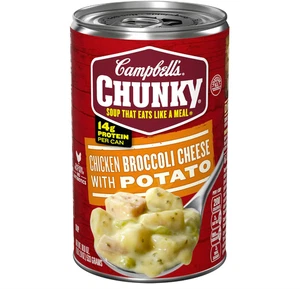 DOSEN Campbell's CHUNKY Huhn Brokkoli Käse mit Kartoffelsuppe 18,8 Unzen Dose - Bild 1 von 4