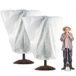 2 Packs Plant Cover, 7 Ft x 6 Ft Frost Winter Protection Tree Wrap Bag, Cold ... - Picture 1 of 8