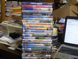 (23) Children's Animal DVD Lot: Disney Pixar Dreamworks Alvin Stuart Little MORE - Picture 1 of 3