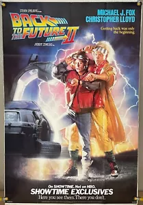 ZURÜCK IN DIE ZUKUNFT TEIL II FF ORIGINAL SHOWTIME KABEL TV FILM POSTER (1989) - Bild 1 von 3