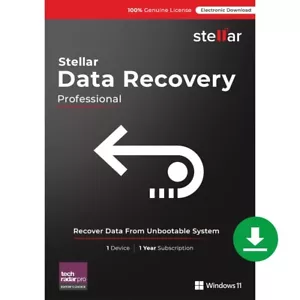 Stellar Data Recovery Professional for Windows | Email Delivery | Download - Picture 1 of 6