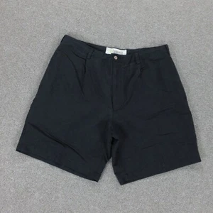 Pantalones Cortos Cubavera Para Hombre 38 Negro Plisado Chino 38x9* - Imagen 1 de 22