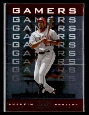 2005 Leaf #G15 Vladimir Guerrero Gamers - Image 1 of 2