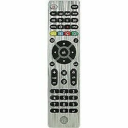 General Electric 33709 4 Device Universal Remote Control - Silver