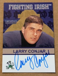 TK Legacy Notre Dame FI77 Larry Conjar Autograph Auto - Picture 1 of 2