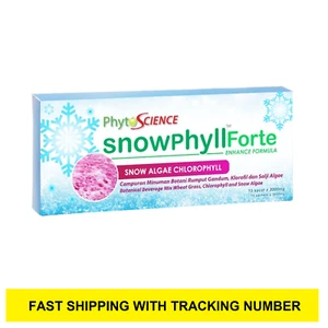 4 x Phytoscience Snowphyll Forte Snow Algae Chlorophyll & Mulberry Leaf Extract - Picture 1 of 5