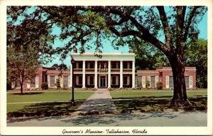 Governor's Mansion Tallahassee FLORIDA Chrome POSTCARD D15 - Picture 1 of 2
