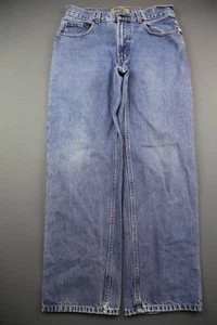 Pantalones de mezclilla para hombre Old Navy regular estándar pierna recta piedra lavada medida 31x28 - Imagen 1 de 7