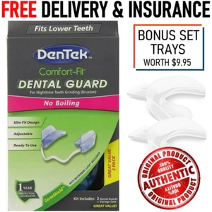 DenTek Comfort Fit Night Guard Bruxism & Night Time Teeth Grinding + FREE TRAYS - Picture 1 of 1