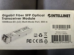 INTELLINET NETWORK SOLUTIONS FIBER SFP TRANSCEIVER MODULE MULTI MODE NEW - Picture 1 of 2