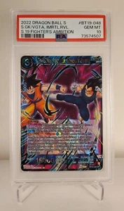 2022 Dragon Ball Super S19 FA BT19-048 Son Goku & Vegeta Immortal Rivalry PSA 10 - Picture 1 of 2