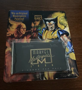 1996 Marvel Masterpieces EMPTY Blister Pack & Original Wrapper PLEASE READ - Picture 1 of 2