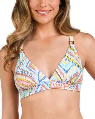 Top de baño de bikini alto limpio La Blanca Sunbaked Jewels, múltiple, 8, 10 Foto 1 de 4