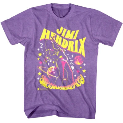 Camiseta para hombre Jimi Hendrix Space Concert Are You Experienced Guitar Rock Foto 1 de 3