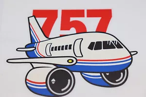 Boeing 757 decal On Clear Vinyl - Picture 1 of 1