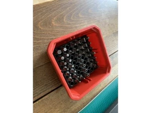 7x7 Hex 1/4"Bit Holder For Milwaukee Packout small bin SEE DESCRIPTION FOR COLOR - Picture 1 of 4