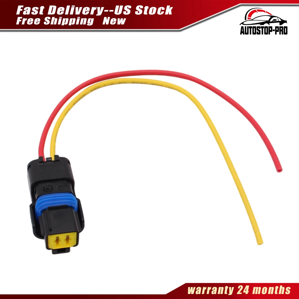 Front or Rear Windshield Washer Motor Pump Connector Plug for Infiniti Q60 Q50 - Image 1 of 4