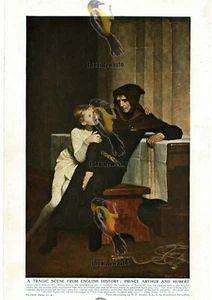 Prince Arthur & Hubert, On Death Of Richard I, Book Illustration (Print), c1907 - Picture 1 of 1