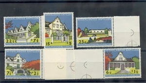 NETH ANTILLES Sc B43-7(MI 93-7)**VF NH 1959 AQNTIQUE MANSIONS, MARGIN SET $24 - Picture 1 of 1