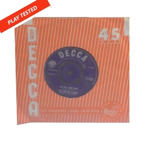 THE ROLLING STONES It's All Over Now 7" Inch Vinyl Single Record Decca 1964 - Picture 1 of 4