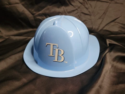 MLB Tampa Bay Rays Plastic Firefighter Helmet Chilis Giveaway Cover