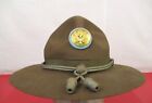 WWII Era US Army NCO M1911 Montana Peak Campaign Hat - Infantry Hat Cords - XLNT