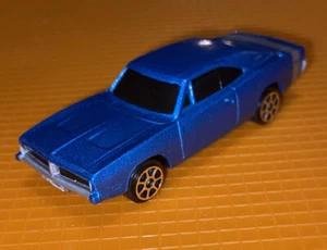 Vintage 2010 Maisto 1969 '69 Dodge Charger R/T  Blue Car Tinted Windows Free Shp - Picture 1 of 7