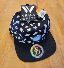 Shaun White Hat Youth Size Adjustable Snapback NEW All Over Print Lines